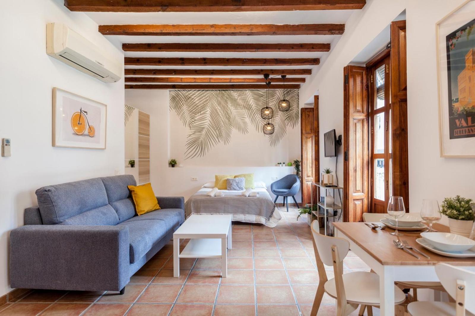 Sunny Modern Flat By Mercado Central Valencia Exterior foto